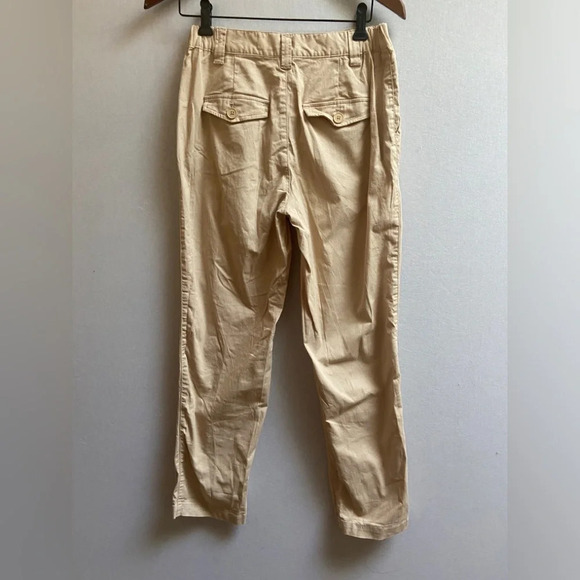 TWIK par Simons organic cotton beige lightweight  trouser pants Sz S - Picture 2 of 10